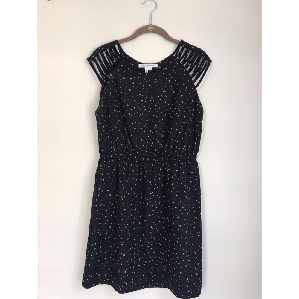 BCBGeneration Starry Black Dress